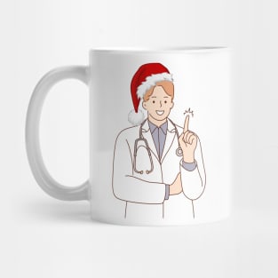 Merry Christmas Physician Doctor GP Practitioner Festive Mug